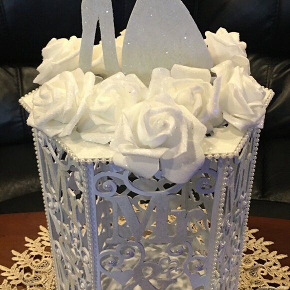 Wedding Wooden Money Card Box, Wedding Card Box, Wedding, Handmade - Picture 5 of 8